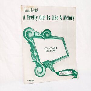 A Pretty Girl Is Like A Melody Piano Sheet Music Booklet 1946 Irving Berlin